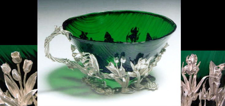 Emerald Garden Teacup